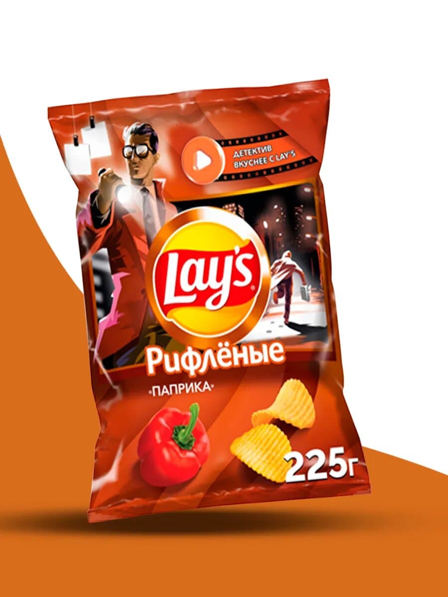 Чипсы картофельные LAY'S Рифленые Паприка