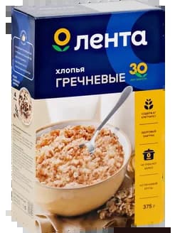 Гречневые хлопья Лента