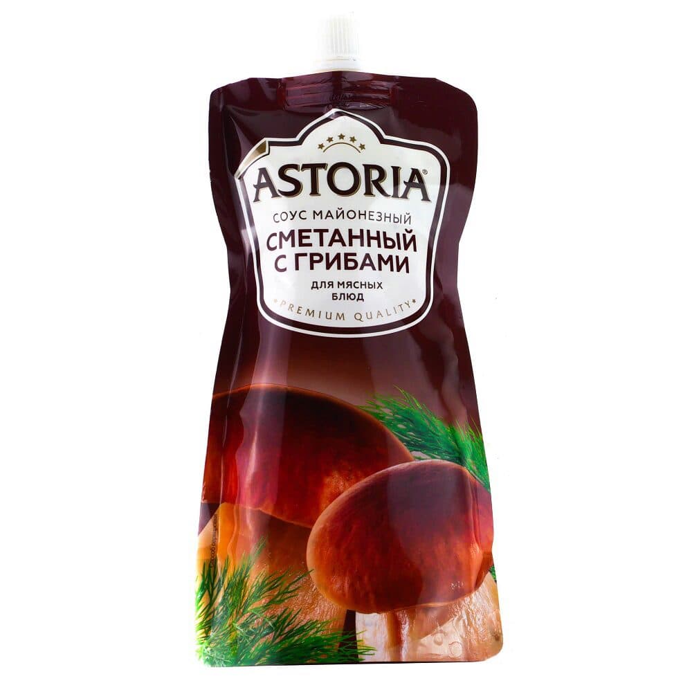 Соус майонезный АСТОРИЯ Сметанный с грибами 42%