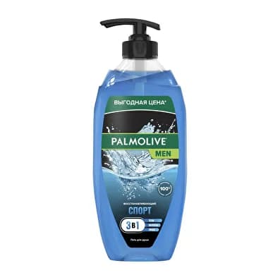 Гель для душа мужской PALMOLIVE Men Спорт Восстанавливающий 3в1